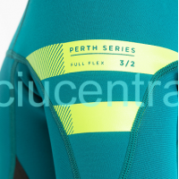 JOBE vyriškas neperšlampamas kostiumas Perth 3/2mm Shorty žalia/mėlyna